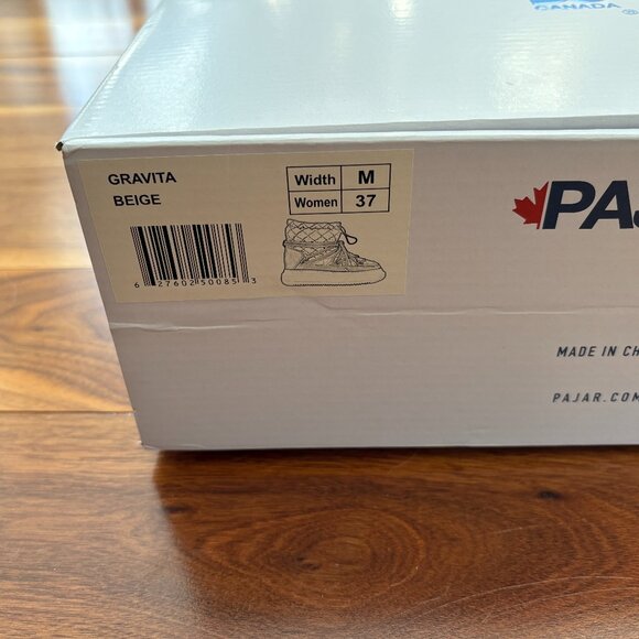 PAJAR Gravita Women's Boot, Beige, Natural, SZ 37 /6 NEW with box - Picture 7 of 12